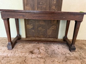 lot 437 image: Vintage Piano Bench, Approx 37 x 15 x 20