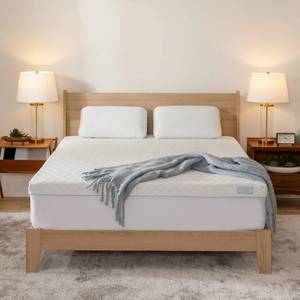 lot 1016 image: Serenity 3 Cooling Memory Foam Mattress Topper for Tempur-Pedic �� Pressure Relieving Topper with Cooling Performance Cover, Breathable & Hypoallergenic for Temperature Regulation (Queen) - Retail $300