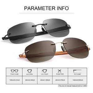 lot 1021 image: YIMI 2 Pairs Rimless Bifocal Reading Glasses UV Protection Sunglasses Blue Light Blocking Lightweight Sun Readers for Unisex Men Women Outdoor Driving Safety Eyeglasses Tinted Lens Shades Eyewear 2.5 - Retail $39