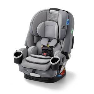 lot 1027 image: Graco 4Ever DLX 5-in-1 Baby Car Seat, Infant to Toddler Car Seat, 10 Years of Use, Rear-Facing, Forward-Facing, Highback Booster, and Backless Booster Seat Modes, Comfortable and Convenient, Harrison - Retail $370