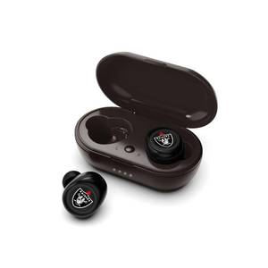 lot 1045 image: SOAR NFL True Wireless Earbuds, Las Vegas Raiders - Retail $36