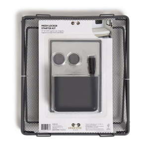 lot 1057 image: U Brands Locker Kit with Shelf Gray - Retail $27
