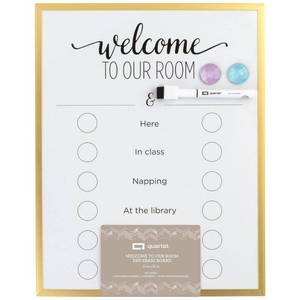 lot 1067 image: 11x14 Welcome To Our Room Board Gold - Quartet - Retail $16