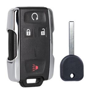lot 1078 image: MechanMagic Key Fob Remote Replacement Fits for Chevy Silverado Colorado GMC Canyon Sierra 1500 2500 3500 2014-2021 M3N-32337100 315mhz with Uncut Transponder Ignition Key B119 HU100 - Retail $19