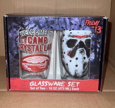 lot 62353 image: Friday the 13th Glassware Set - Set of 2