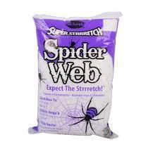 lot 10004 image: Fun World Super Stretch Spider Web - 24 Ct - Retail- $39.99