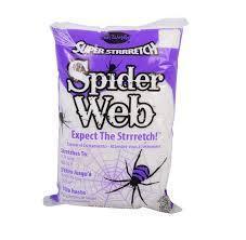 lot 10006 image: Fun World Super Stretch Spider Web - 24 Ct - Retail- $39.99