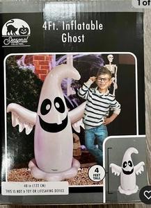 lot 63520 image: Seasonal Collection 4Ft Inflatable Ghost
