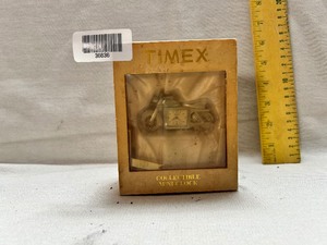 lot 36636 image: TimeX Motorcycle Collectible Mini Clock.