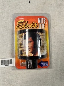 lot 36667 image: Elvis Nite Light Vintage Plug-in Night Light
