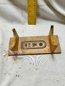 lot 36695 image: Small Wooden Table Stand for Desk