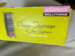 lot 36714 image: Paper Storage Kit System for Scrap Booking
