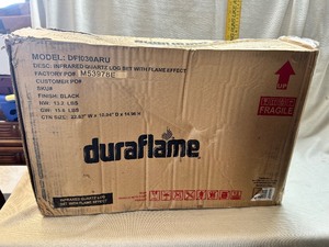 lot 36721 image: New Duraflame Heater Decor