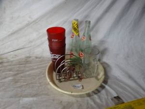 lot 37128 image: Misc. Vintage CokeDr.Pepper Collectibles