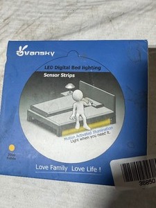 lot 36850 image: Vansky Led Bed Lights for Safety