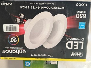 lot 36787 image: 60-watt Led Light Bulbs & 75-watt LED Dimmable Replacement Lights