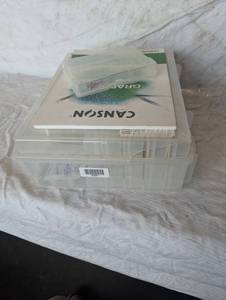 lot 36891 image: Drawing Paper w Clear Organizing Bin