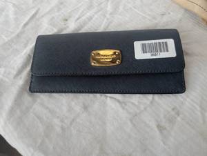 lot 36911 image: Michael Korse Navy Blue Clutch
