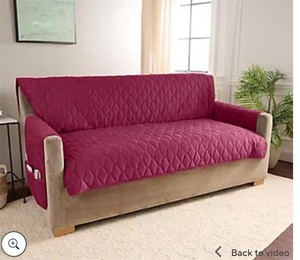 lot 1037 image: Home Reflections Micromink Pin-Sonic Sofa Cover