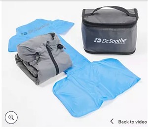lot 1055 image: Dr. Soothe BackRelieve Hot & Cold Gel Therapy Vest Size XS-M