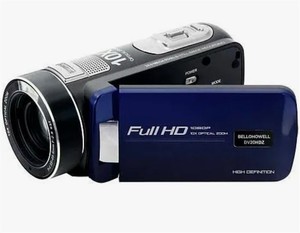 lot 1084 image: $190 Bellhowell DV20HDZ-BL Ultra-zoom Camcorder