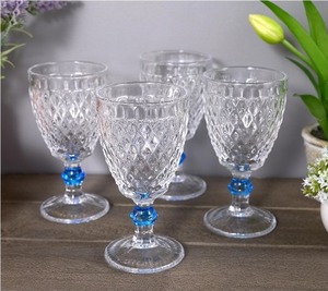 lot 1091 image: Hotel du Cobb by Dennis Basso 4 Diamond Goblet Glasses