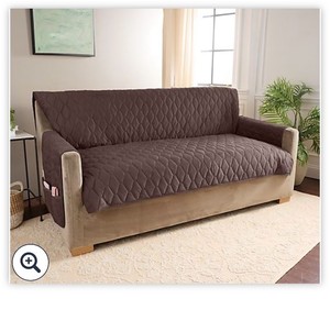 lot 1121 image: Home Reflections Micromink Pin-Sonic Sofa Cover