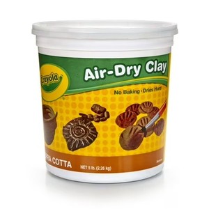 lot 1148 image: Crayola Air-Dry Clay, 5 Lb Tub, Terra Cotta