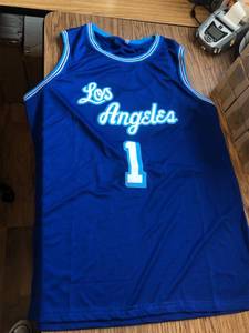 lot 1164 image: Los Angeles Blue Jersey size XL