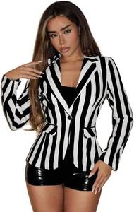 lot 1172 image: $61 Medium 2026 Womens Business Striped Slim-Fit Blazer FallWinter