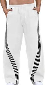 lot 1189 image: WENKOMG1 Mens Sweatpants, Baggy Wide Leg Jogger, size XXL