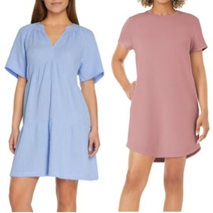 lot 1225 image: 2 Pack Comfy Dresses, XS
