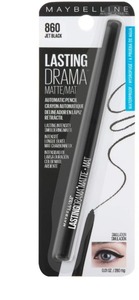 lot 1309 image: Maybelline Eyestudio Drama Waterproof Matte Pencil Eyeliner, Twinkle Black
