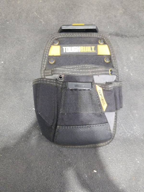 lot 1644 image: ToughBuilt Tool Pouch with ClipTech Belt Clip