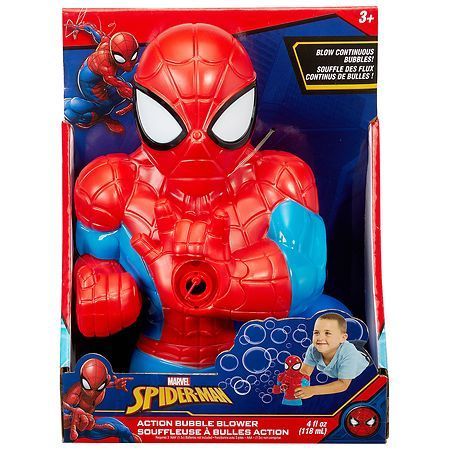 lot 2614 image: Little Kids Marvel Action Bubble Blower, Spiderman - 1.0 ea
