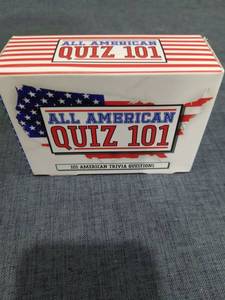 lot 1301 image: All American Quiz 101 - 101 American Trivia Questions Game