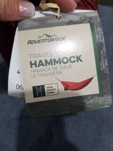lot 1309 image: Adventuridge Travel Hammock Ultraligera