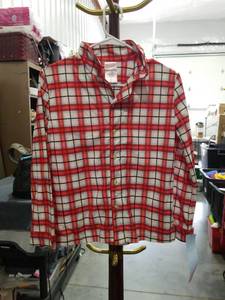 lot 1373 image: Wondershop at Target L Kids Sleepwear Plaid Long Sleeve Shirt