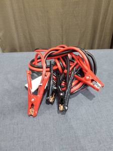 lot 1405 image: Booster Cables with Clamps Red and Black