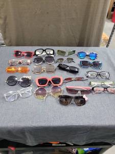 lot 1449 image: Lot of Assorted Sunglasses and Eyeglasses Frames