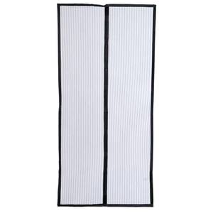 lot 1485 image: Magic Mesh Deluxe Hands-Free Magnetic Screen Door  Fits Doors up to 39 x 83 inches  Black