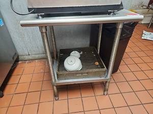 lot 21705 image: Stainless Steel Commercial Prep Table