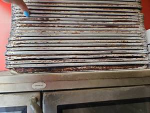 lot 21775 image: Full Size Baking Sheet.  Set of 14