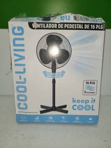 lot 45 image: Cool Living 16 Inch Pedestal Stand Fan 3 Speed