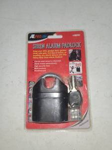 lot 51 image: AEROUSA Siren Alarm Padlock #40241