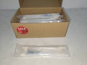lot 66 image: Cabinet Door Pull Handles with Mounting Screws - Box of Multiple