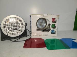 lot 67 image: Strobe Plus Stage Lighting Kit with 3 Color Filters