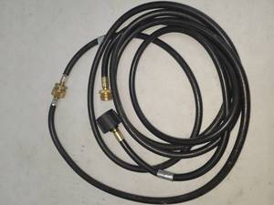lot 100 image: Propane Hose with Brass Fittings and Quick Connect