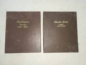 lot 114 image: Washington Quarters 1932-1998 & Lincoln Cents Proof-Only Issues Coin Collection Albums