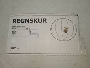 lot 125 image: REGNSKUR 50 cm 20 inch Pendant Lamp Design Jennifer Idrizi